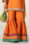 Maria B | 3 Piece Embroidered Raw Silk Suit | MKS-W24-31 - House Of Hania
