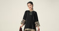 Maria B | 3 Piece Embroidered Raw Silk Suit | MKS-W24-31 - House Of Hania
