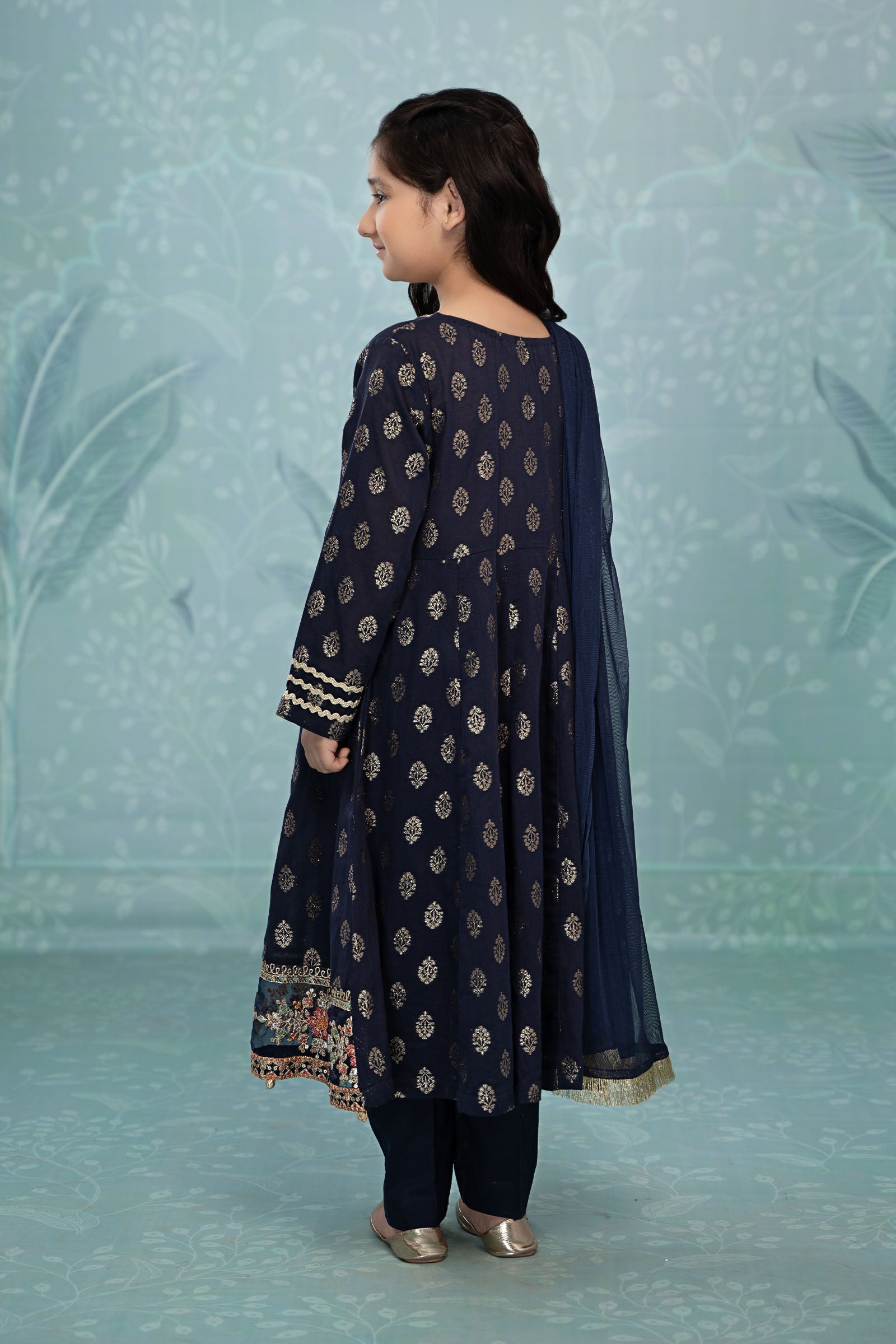 Maria B | 3 Piece Embroidered Suit | MKD-EF23-31R1 - House Of Hania