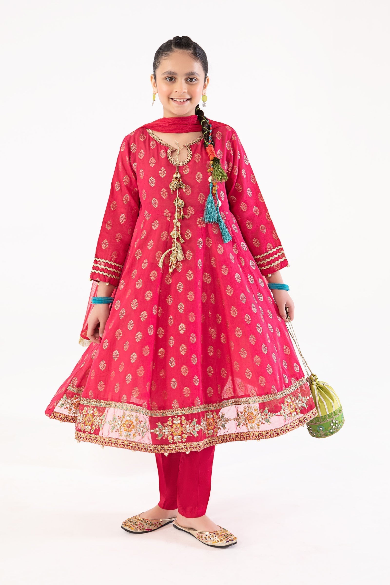 Maria B | 3 Piece Embroidered Suit | MKD-EF23-31R1 - House Of Hania