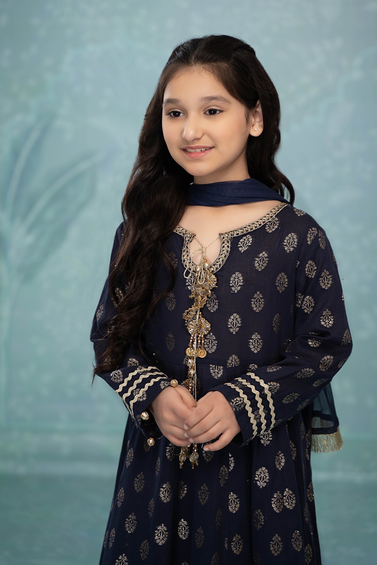 Maria B | 3 Piece Embroidered Suit | MKD-EF23-31R1 - House Of Hania