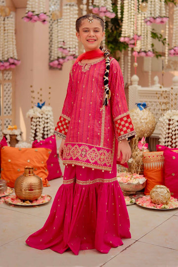 Maria B | 3 Piece Embroidered Suit | MKD-W24-11 - House Of Hania