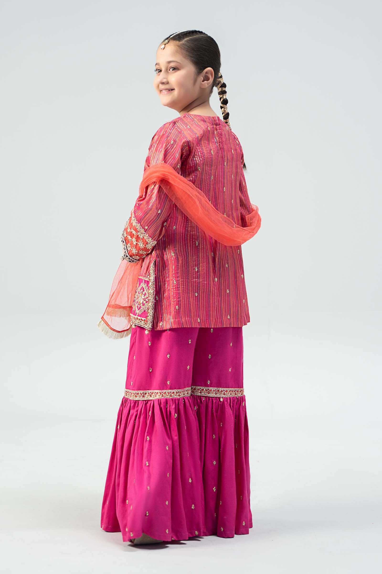 Maria B | 3 Piece Embroidered Suit | MKD-W24-11 - House Of Hania