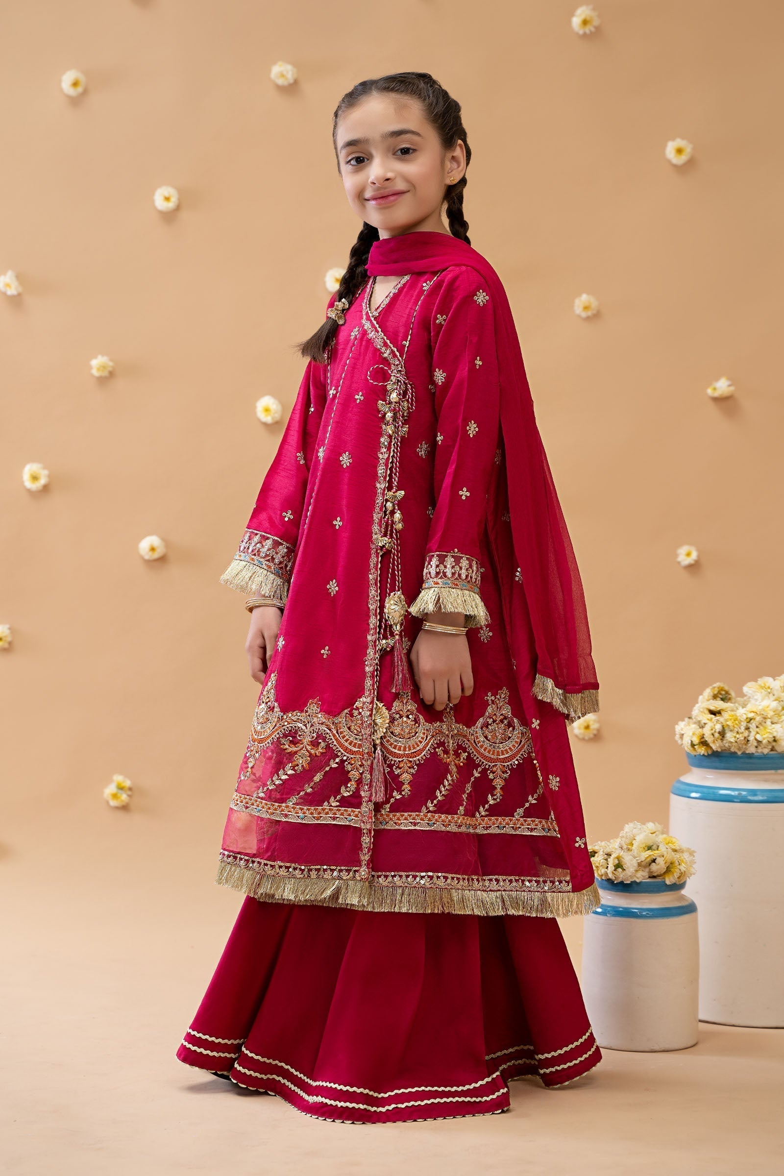 Maria B | 3 Piece Embroidered Suit | MKS-EA23-01R1 - House Of Hania