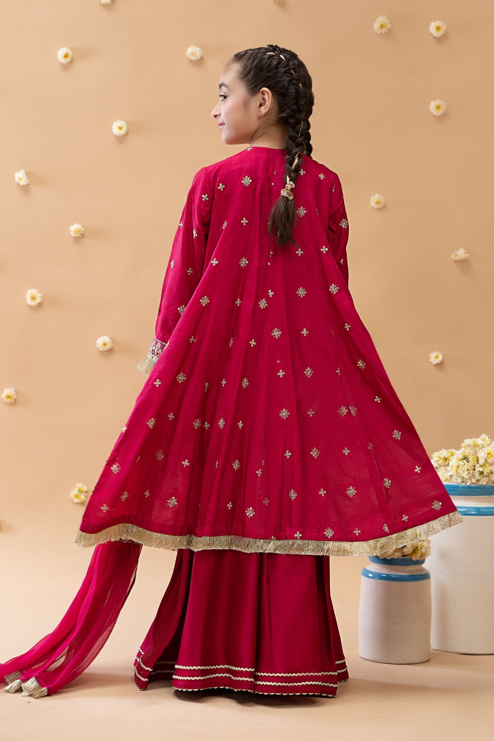 Maria B | 3 Piece Embroidered Suit | MKS-EA23-01R1 - House Of Hania