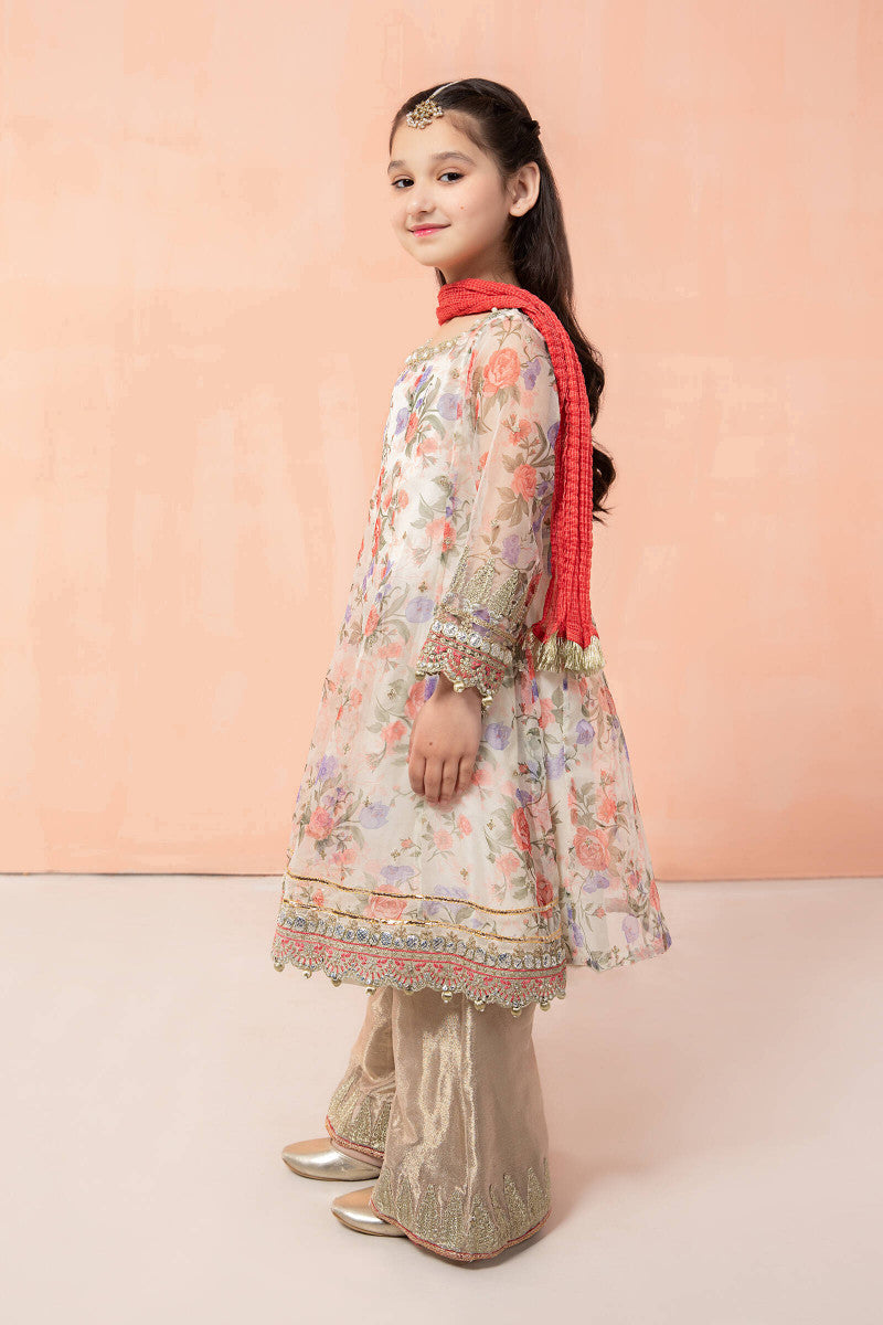 Maria B | 3 Piece Embroidered Suit | MKS-EF22-19R1 - House Of Hania