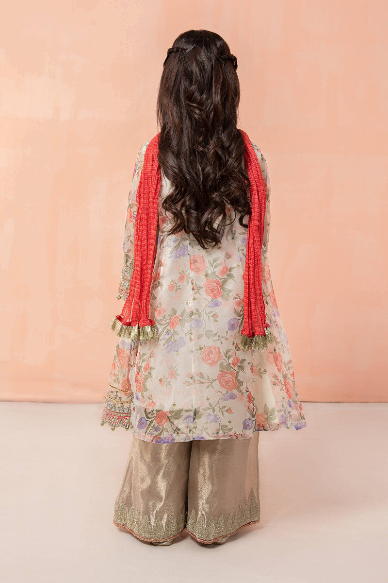 Maria B | 3 Piece Embroidered Suit | MKS-EF22-19R1 - House Of Hania