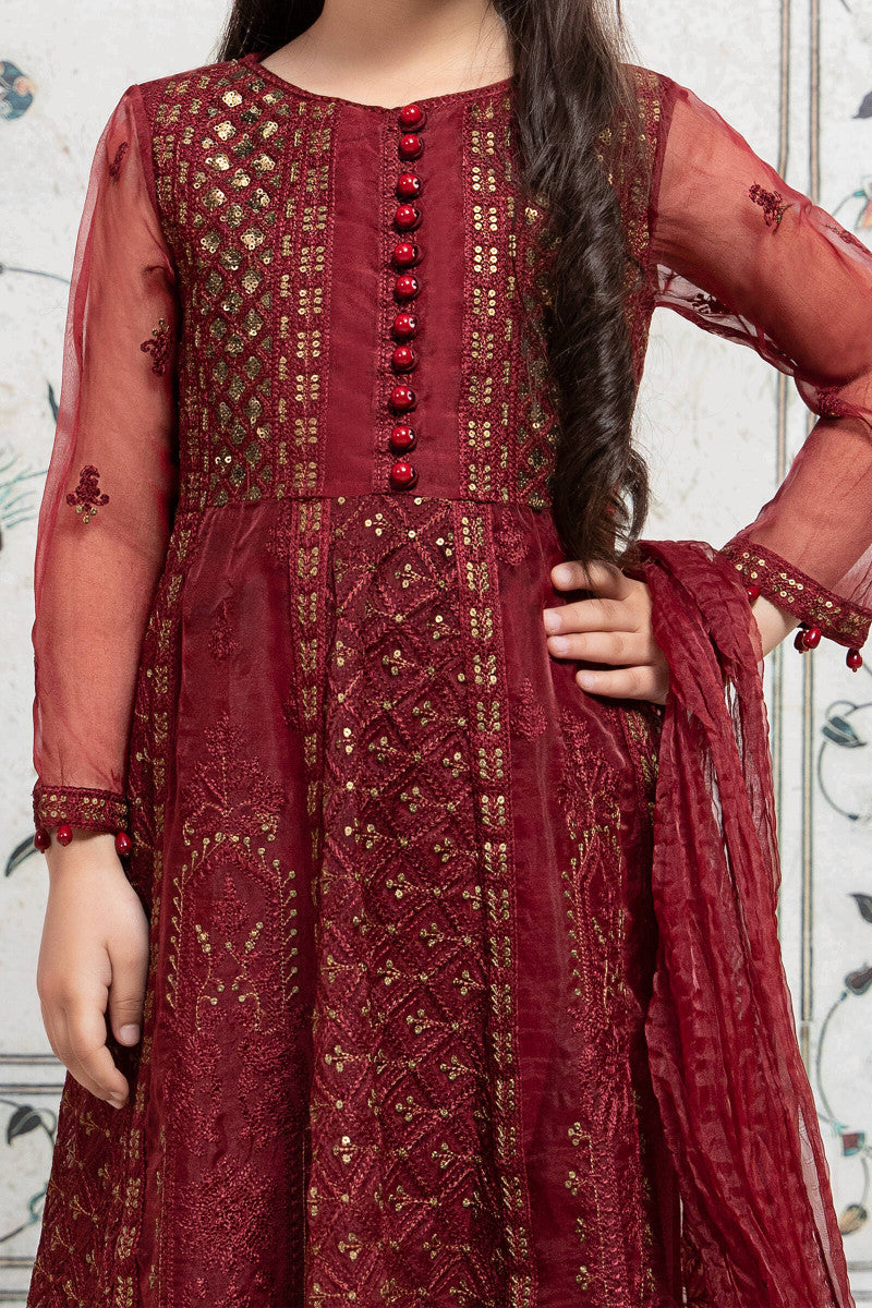Maria B | 3 Piece Embroidered Suit | MKS-EF22-28R1 - House Of Hania