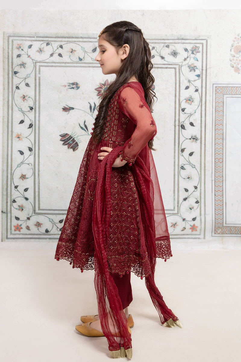 Maria B | 3 Piece Embroidered Suit | MKS-EF22-28R1 - House Of Hania