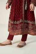 Maria B | 3 Piece Embroidered Suit | MKS-EF23-32R1 - House Of Hania