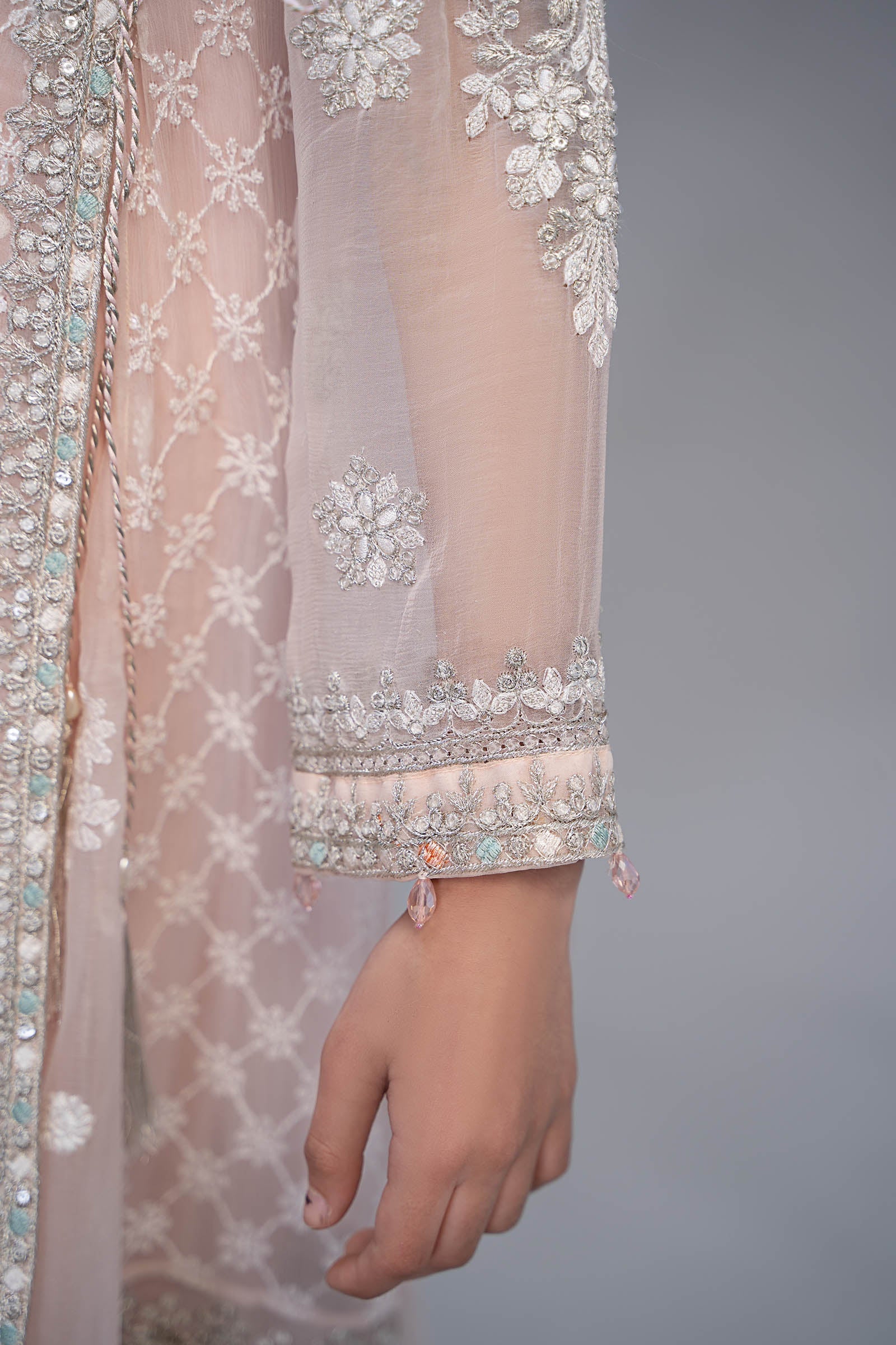 Maria B | 3 Piece Embroidered Suit | MKS-EF23-32R1 - House Of Hania