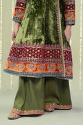 Maria B | 3 Piece Embroidered Velvet Suit | MKS-W24-15 - House Of Hania