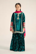 Maria B | 3 Piece Embroidered Velvet Suit | MKS-W24-16 - House Of Hania