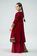 Maria B | 3 Piece Embroidered Velvet Suit | MKS-W24-17 - House Of Hania