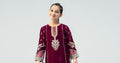 Maria B | 3 Piece Embroidered Velvet Suit | MKS-W24-32 - House Of Hania