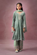 Maria B | 3 Piece Embroidered Velvet Suit | MKS-W24-38 - House Of Hania