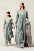 Maria B | 3 Piece Embroidered Velvet Suit | MKS-W24-38 - House Of Hania