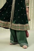 Maria B | 3 Piece Embroidered Velvet Suit | MKS-W24-40 - House Of Hania
