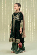 Maria B | 3 Piece Embroidered Velvet Suit | MKS-W24-40 - House Of Hania