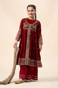 Maria B | 3 Piece Embroidered Velvet Suit | MKS-W24-40 - House Of Hania