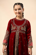 Maria B | 3 Piece Embroidered Velvet Suit | MKS-W24-40 - House Of Hania