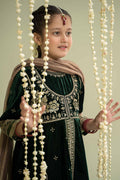 Maria B | 3 Piece Embroidered Velvet Suit | MKS-W24-40 - House Of Hania