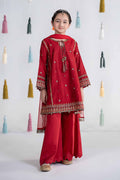 Maria B | 3 Piece Embroidered Yarn Dyed Suit | MKS-EA24-19 - House Of Hania