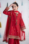 Maria B | 3 Piece Embroidered Yarn Dyed Suit | MKS-EA24-19 - House Of Hania