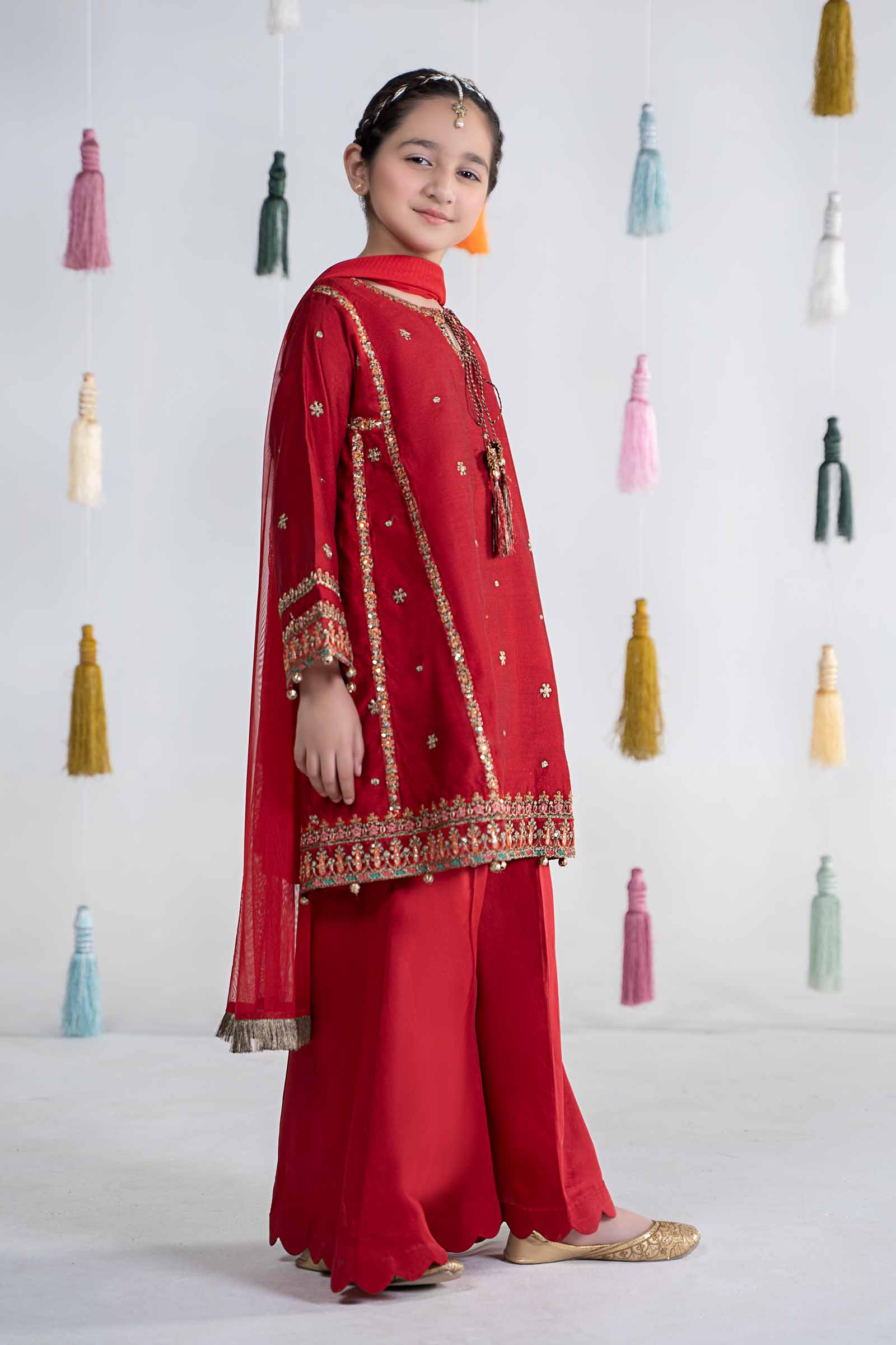 Maria B | 3 Piece Embroidered Yarn Dyed Suit | MKS-EA24-19 - House Of Hania