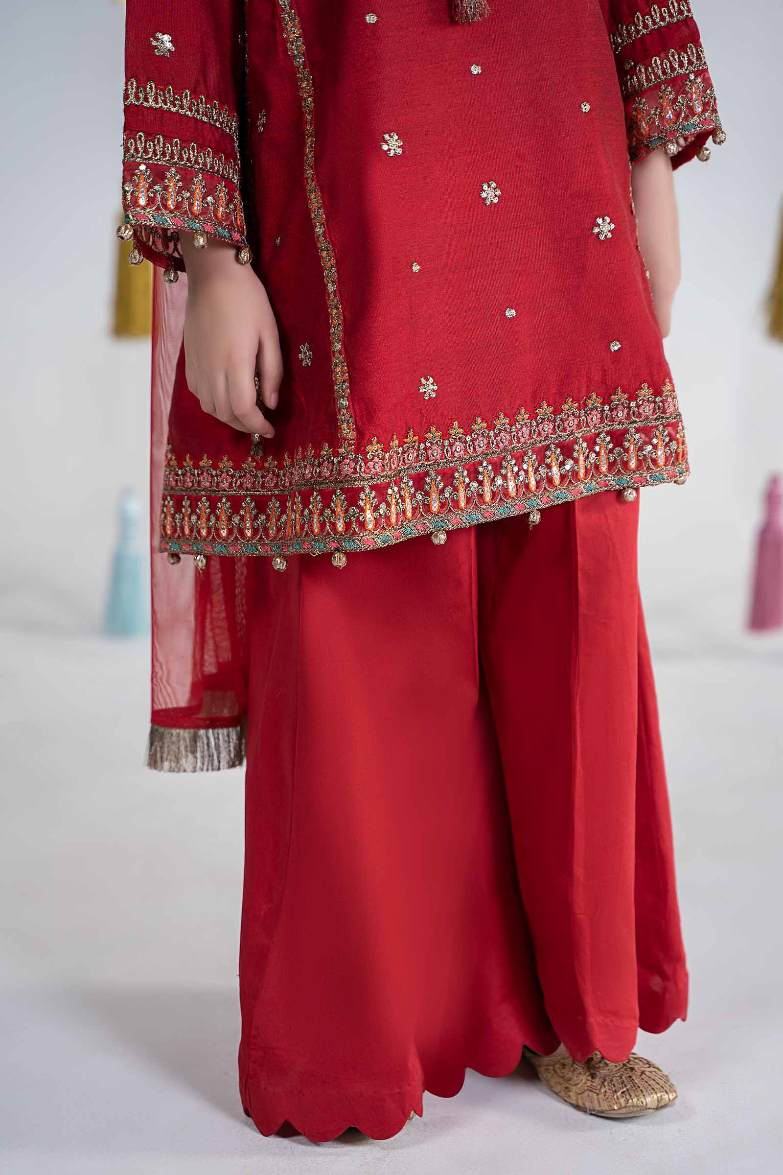 Maria B | 3 Piece Embroidered Yarn Dyed Suit | MKS-EA24-19 - House Of Hania