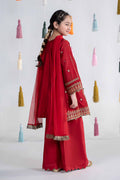 Maria B | 3 Piece Embroidered Yarn Dyed Suit | MKS-EA24-19 - House Of Hania