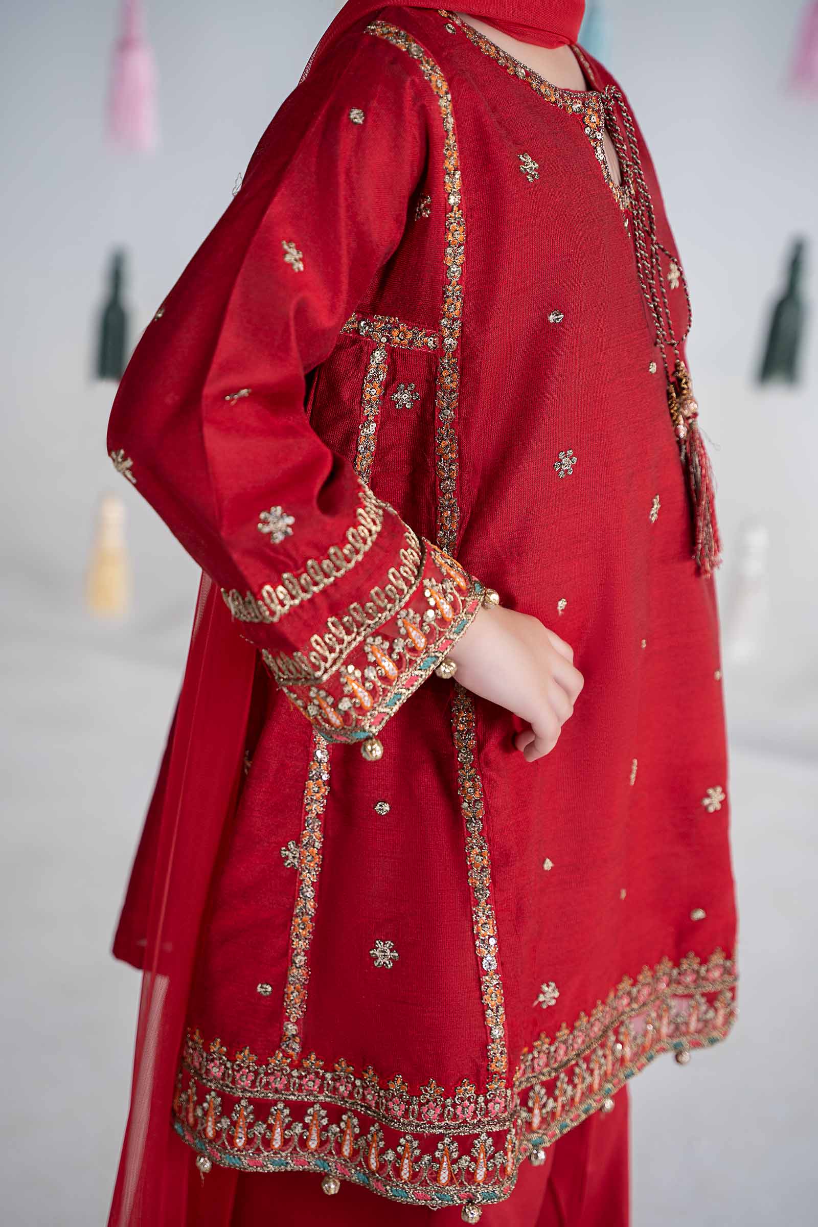Maria B | 3 Piece Embroidered Yarn Dyed Suit | MKS-EA24-19 - House Of Hania