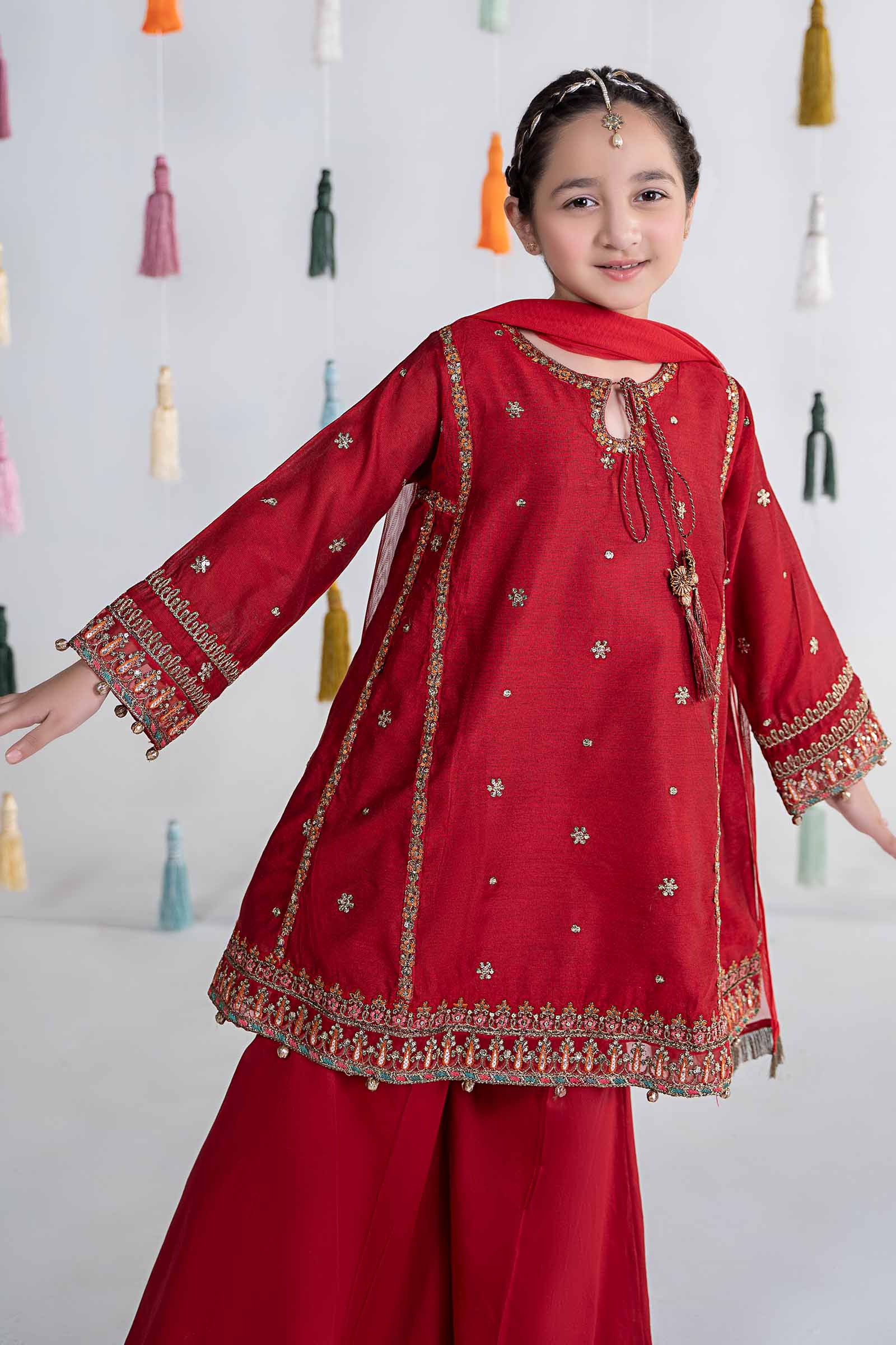 Maria B | 3 Piece Embroidered Yarn Dyed Suit | MKS-EA24-19 - House Of Hania