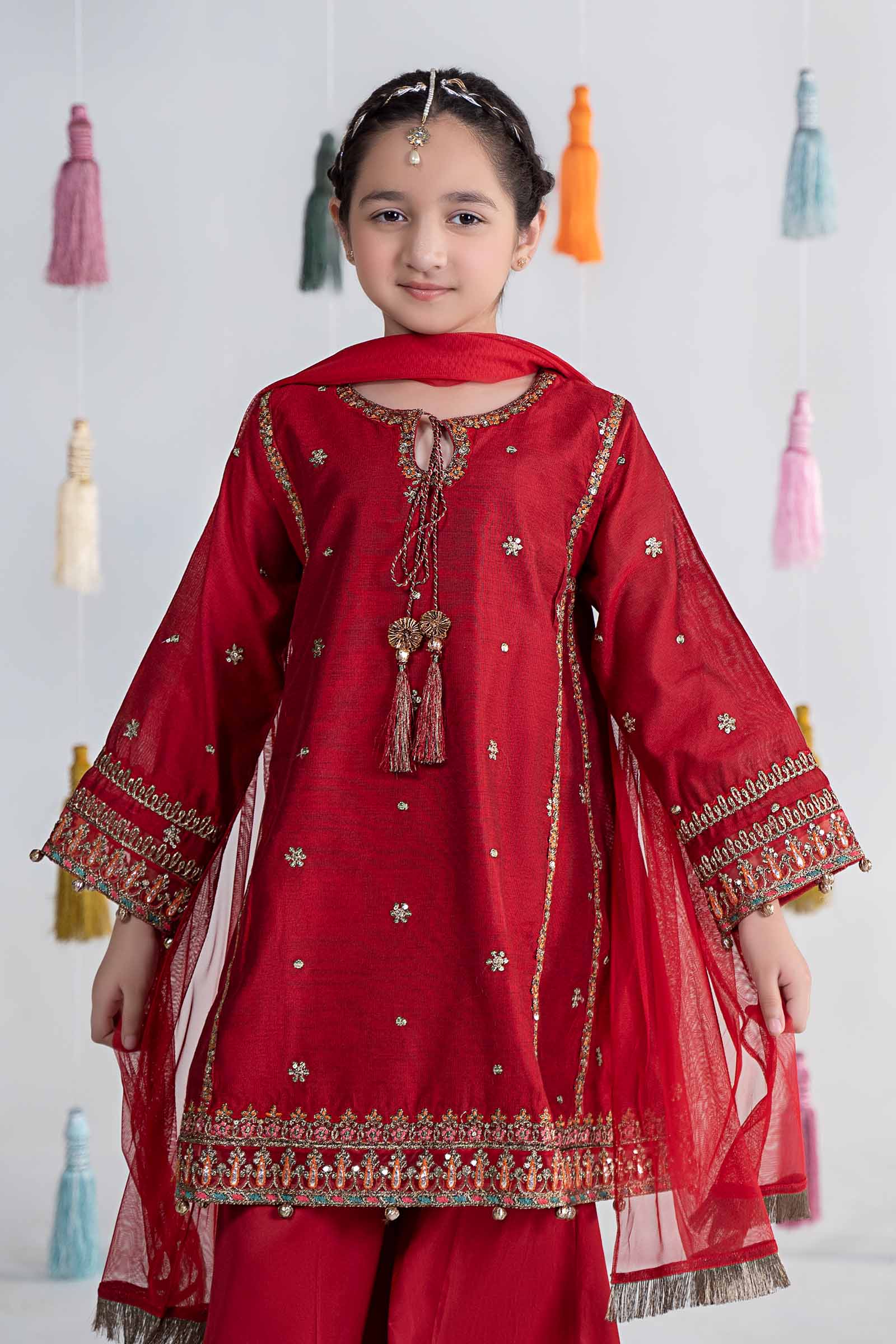 Maria B | 3 Piece Embroidered Yarn Dyed Suit | MKS-EA24-19 - House Of Hania