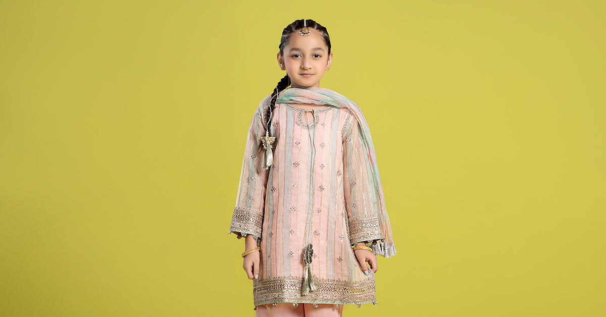 Maria B | 3 Piece Embroidered Yarn Dyed Suit | MKS-EF24-32 - House Of Hania