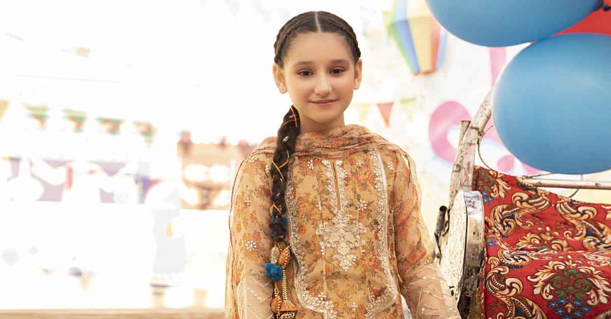 Maria B | 3 Piece Embroidered Zari Masoori Organza Suit | MKS-EF24-38 - House Of Hania