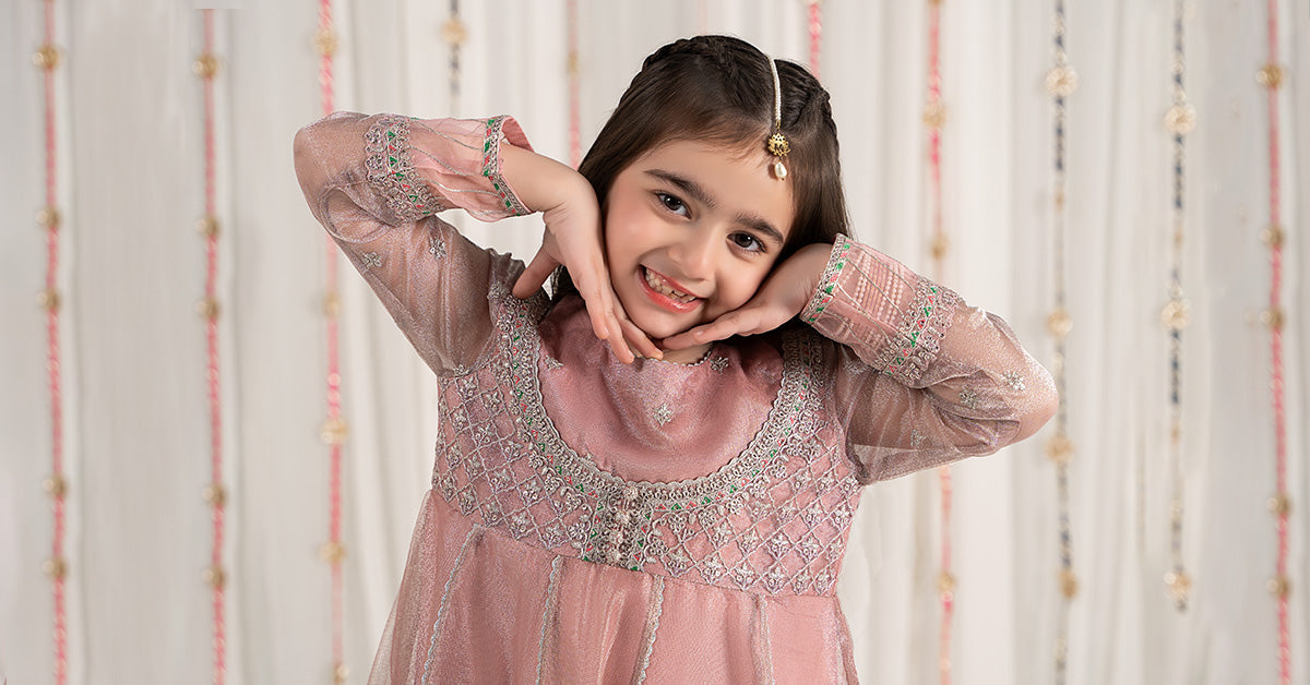 Maria B | 3 Piece Embroidered Zari Net Suit | MKS-EF25-01 - House Of Hania