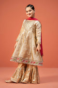 Maria B | 3 Piece Embroidered Zari jacquard Suit | MKS-W24-03 - House Of Hania