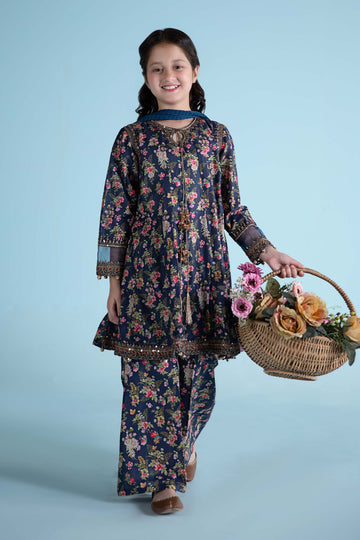 Maria B | 3 Piece Printed Lawn Suit | MKD-EA24-21 - House Of Hania