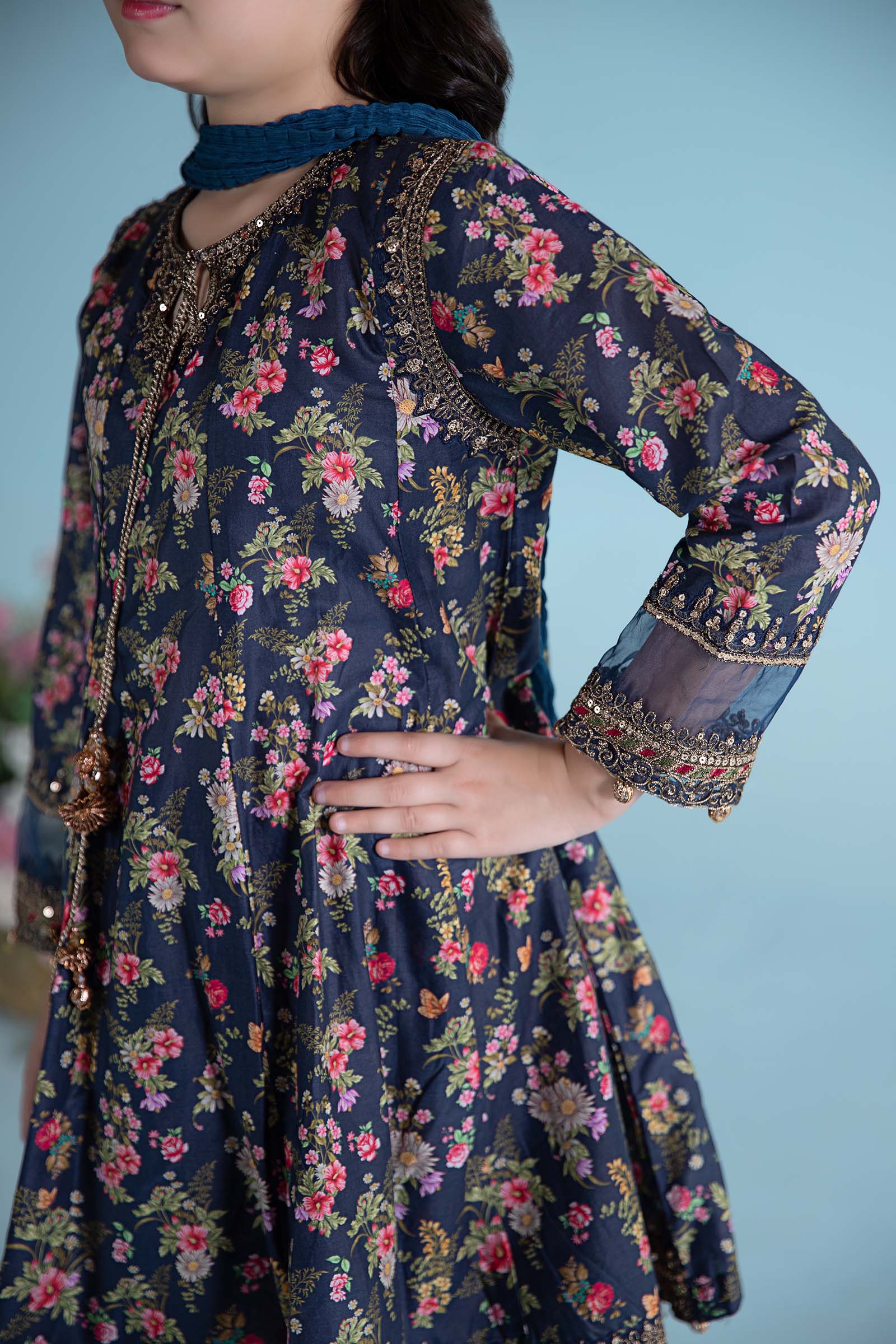 Maria B | 3 Piece Printed Lawn Suit | MKD-EA24-21 - House Of Hania