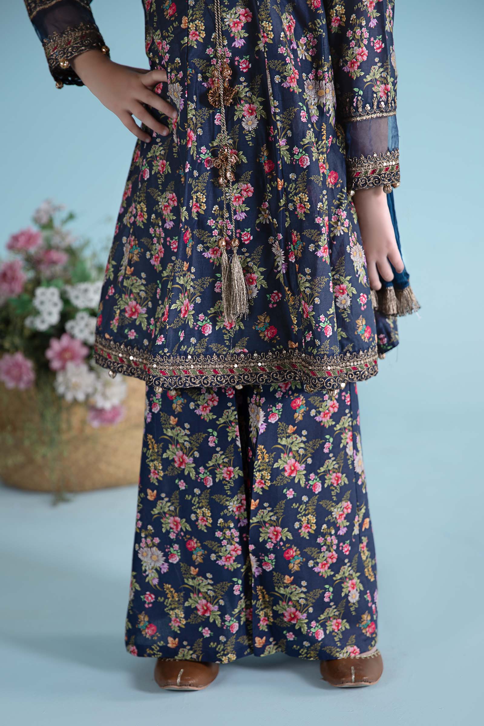 Maria B | 3 Piece Printed Lawn Suit | MKD-EA24-21 - House Of Hania