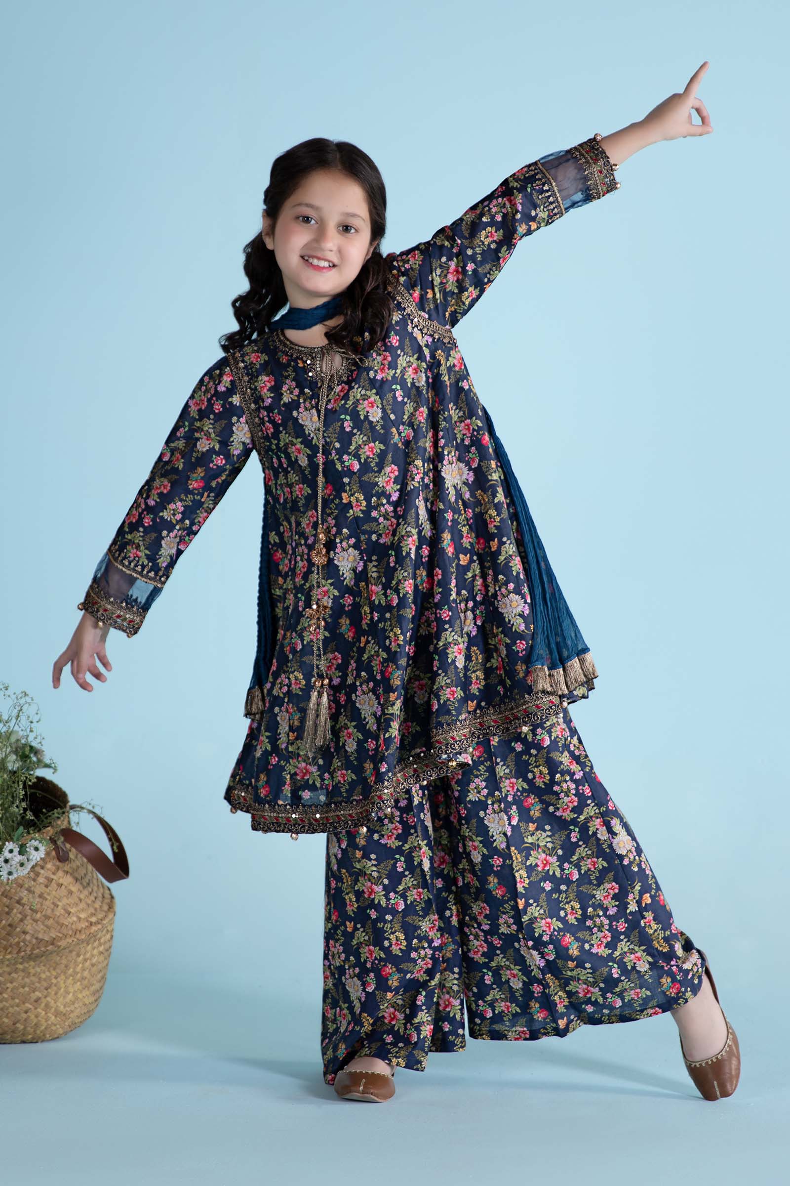Maria B | 3 Piece Printed Lawn Suit | MKD-EA24-21 - House Of Hania