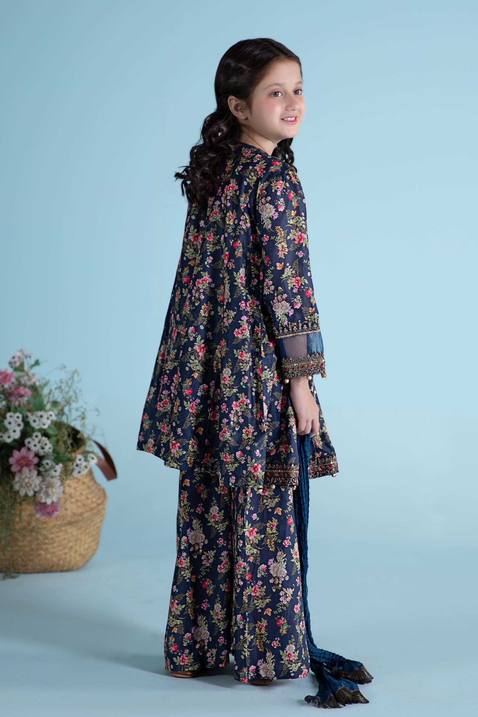 Maria B | 3 Piece Printed Lawn Suit | MKD-EA24-21 - House Of Hania