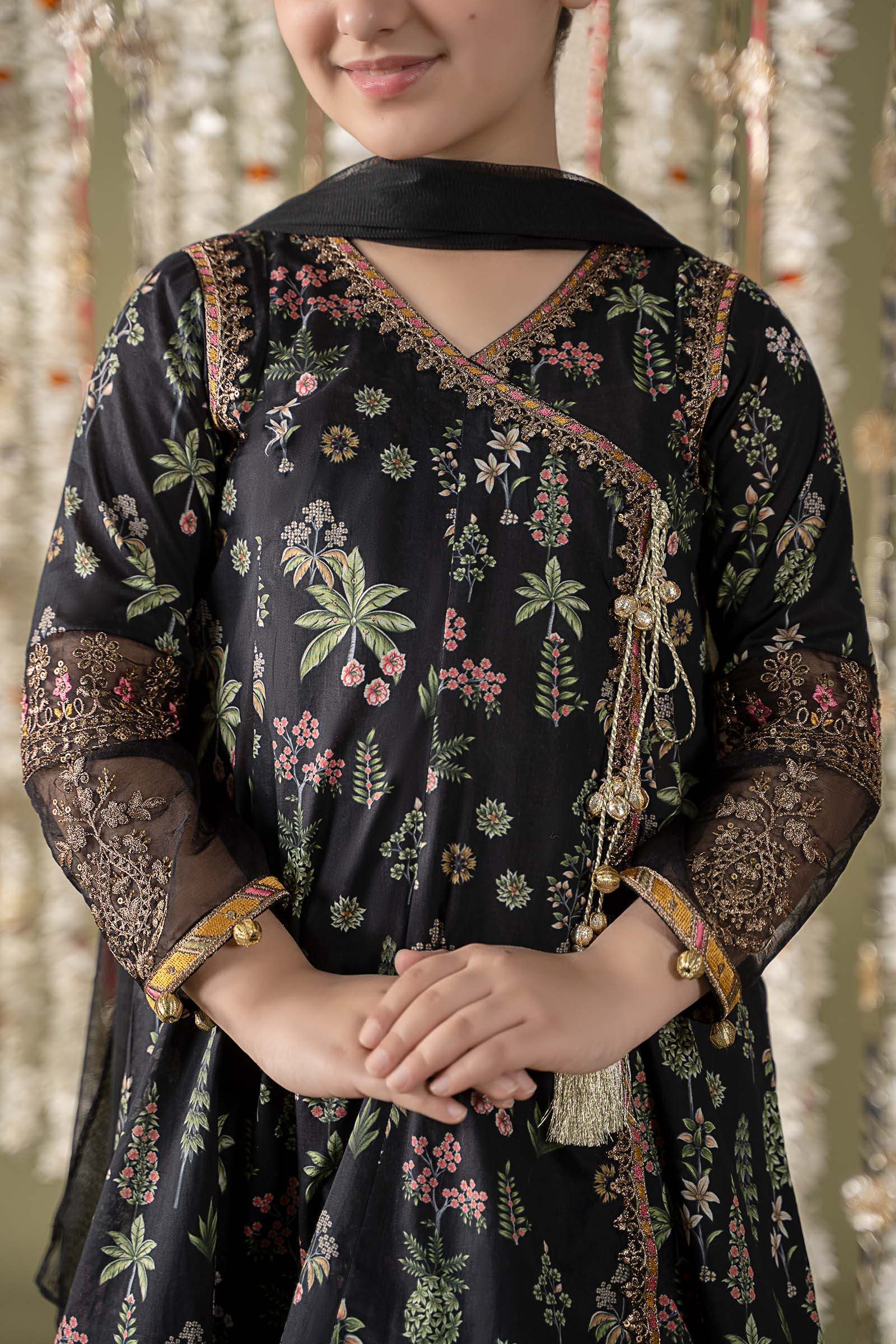 Maria B | 3 Piece Printed Lawn Suit | MKD-EF25-13 - House Of Hania