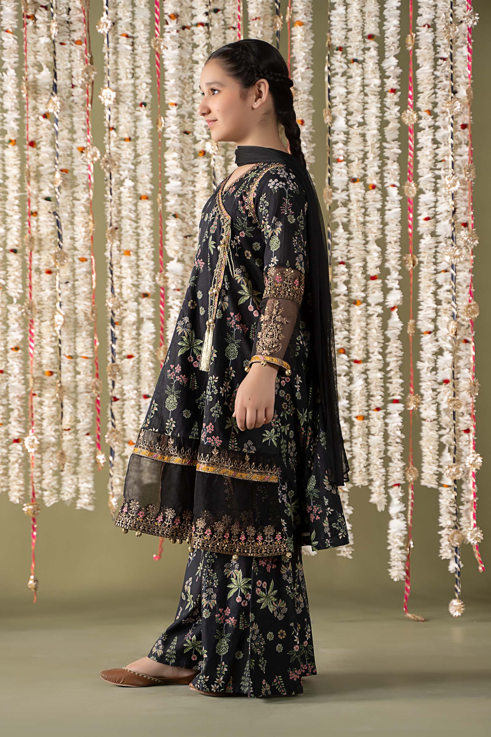Maria B | 3 Piece Printed Lawn Suit | MKD-EF25-13 - House Of Hania