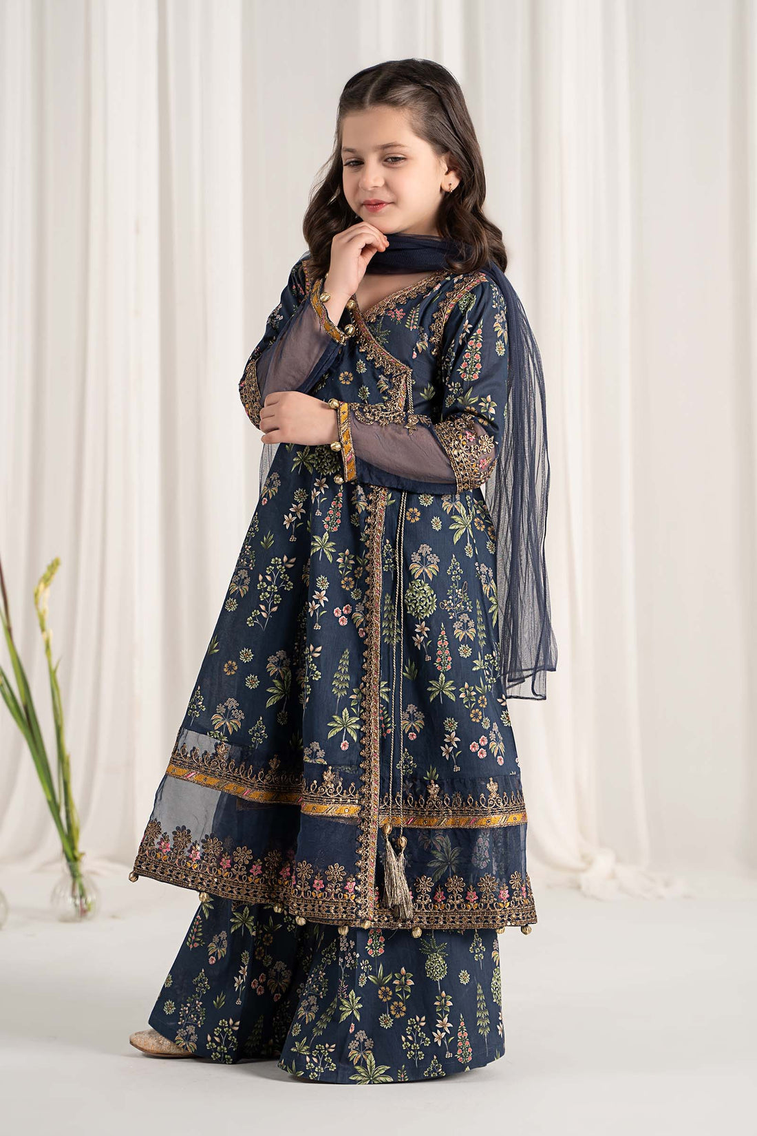 Maria B | 3 Piece Printed Lawn Suit | MKD-EF25-13 - House Of Hania