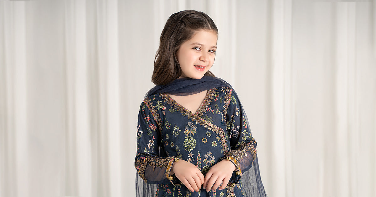 Maria B | 3 Piece Printed Lawn Suit | MKD-EF25-13 - House Of Hania