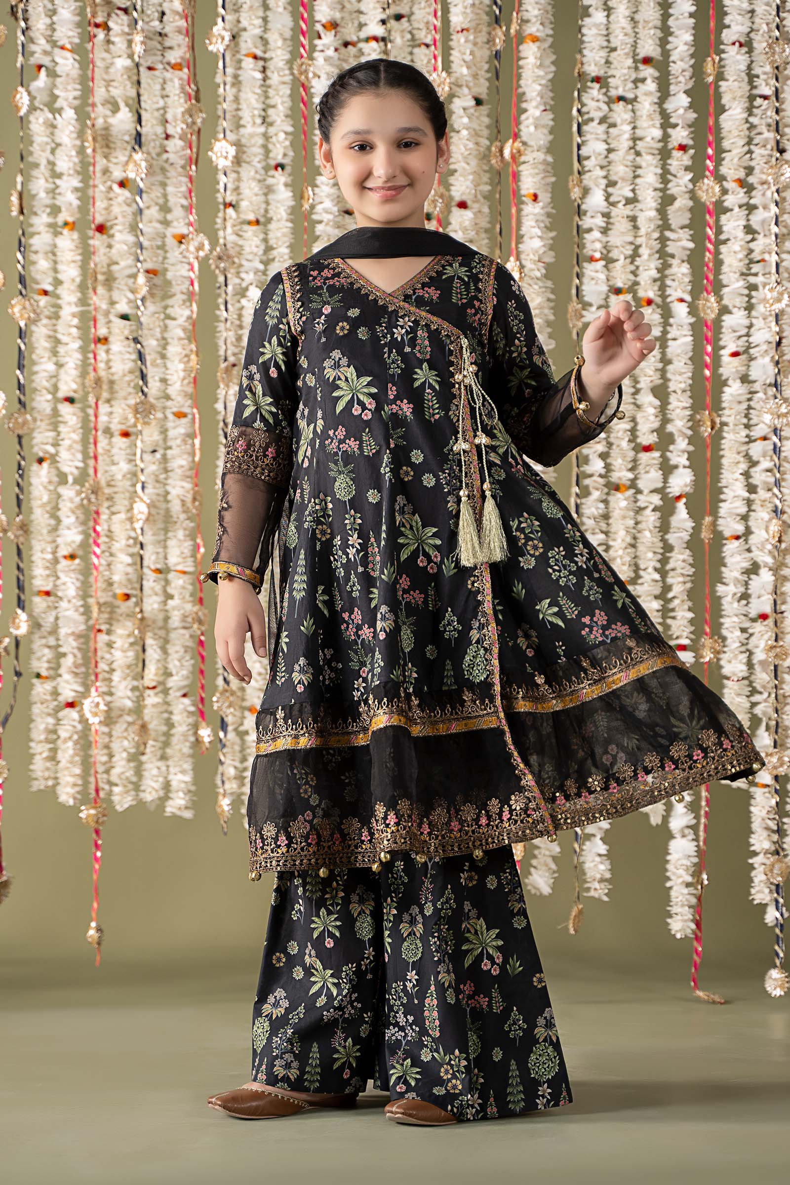 Maria B | 3 Piece Printed Lawn Suit | MKD-EF25-13 - House Of Hania