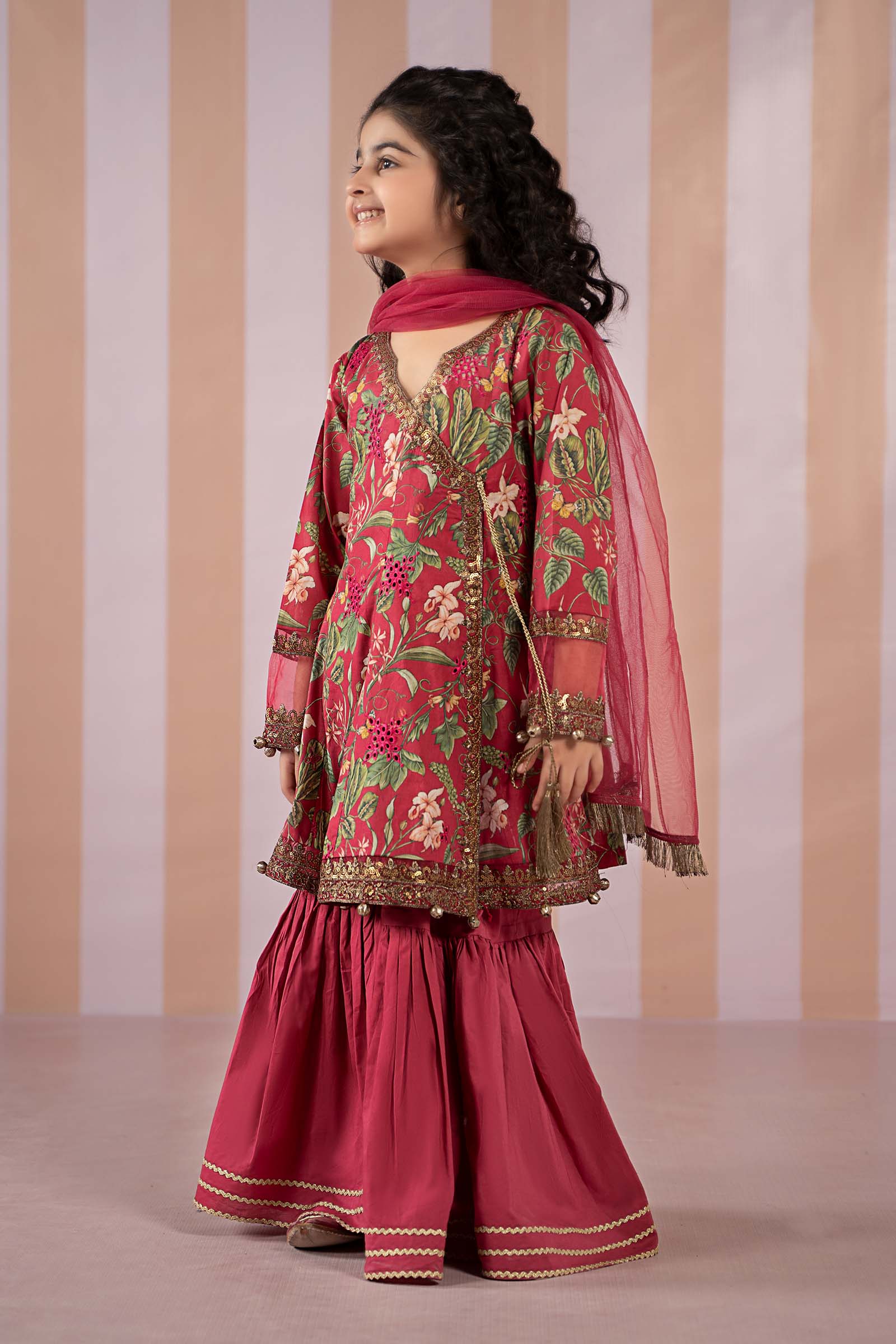 Maria B | 3 Piece Printed Lawn Suit | MKD-EF25-18 - House Of Hania