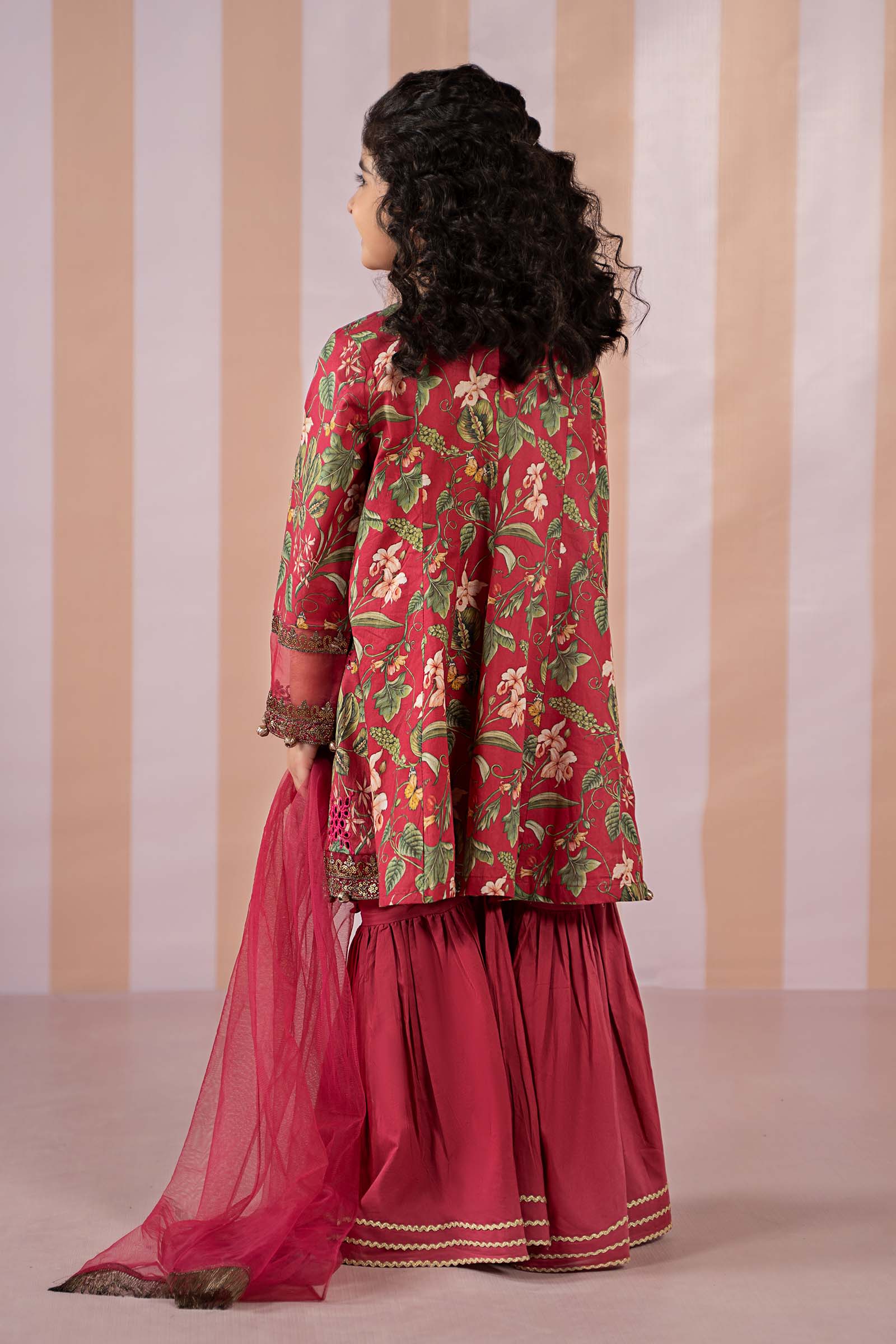 Maria B | 3 Piece Printed Lawn Suit | MKD-EF25-18 - House Of Hania
